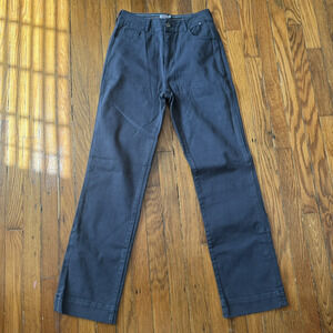 Faherty Women’s Jeans High Waist Straight Charcoal Gray Stretch Size 27x30